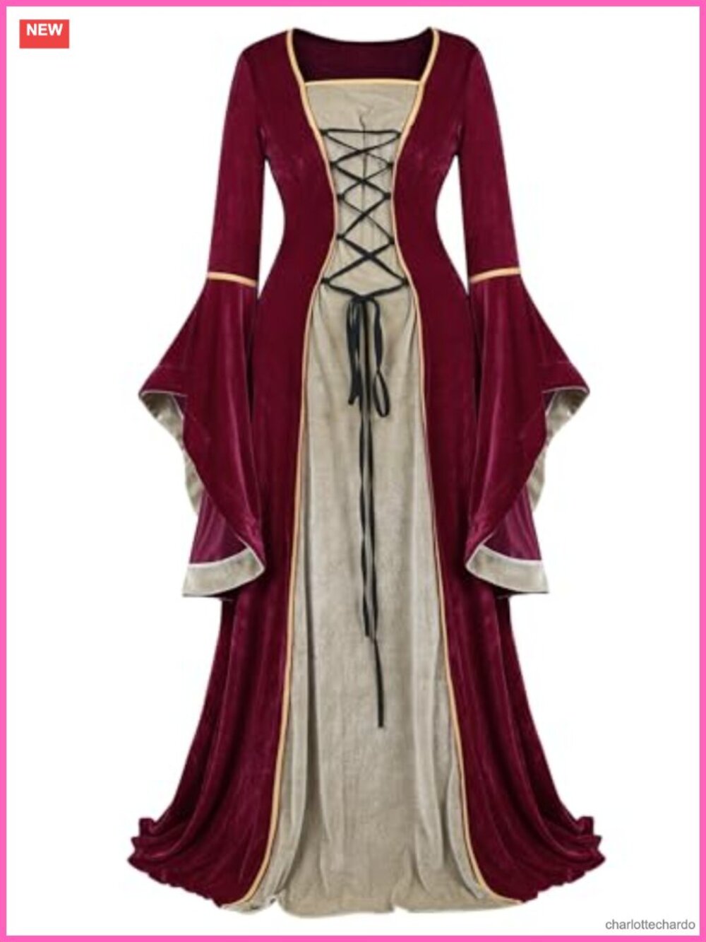 Renaissance Chemise Dress Medieval Costume Fairy Cosplay Halloween